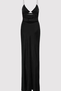 Dresses*St. Agni Soft Silk Bra Bias Slip - Black