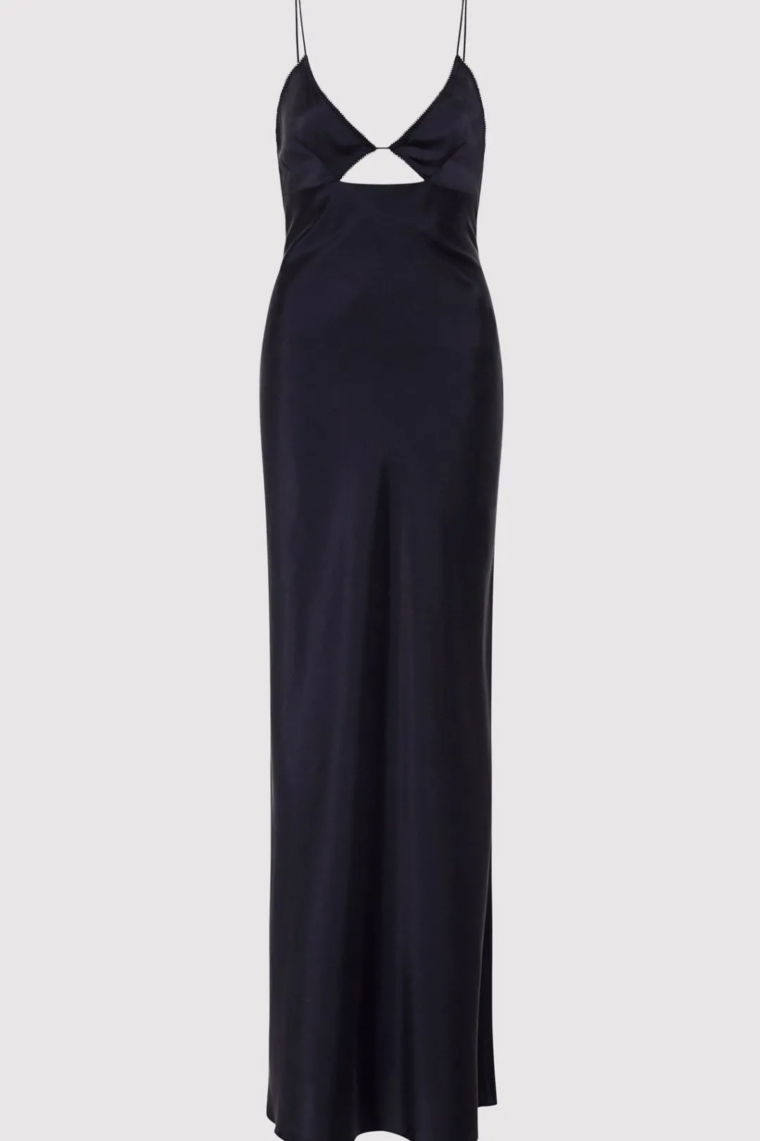 Dresses*St. Agni Soft Silk Bra Bias Slip - Inkwell