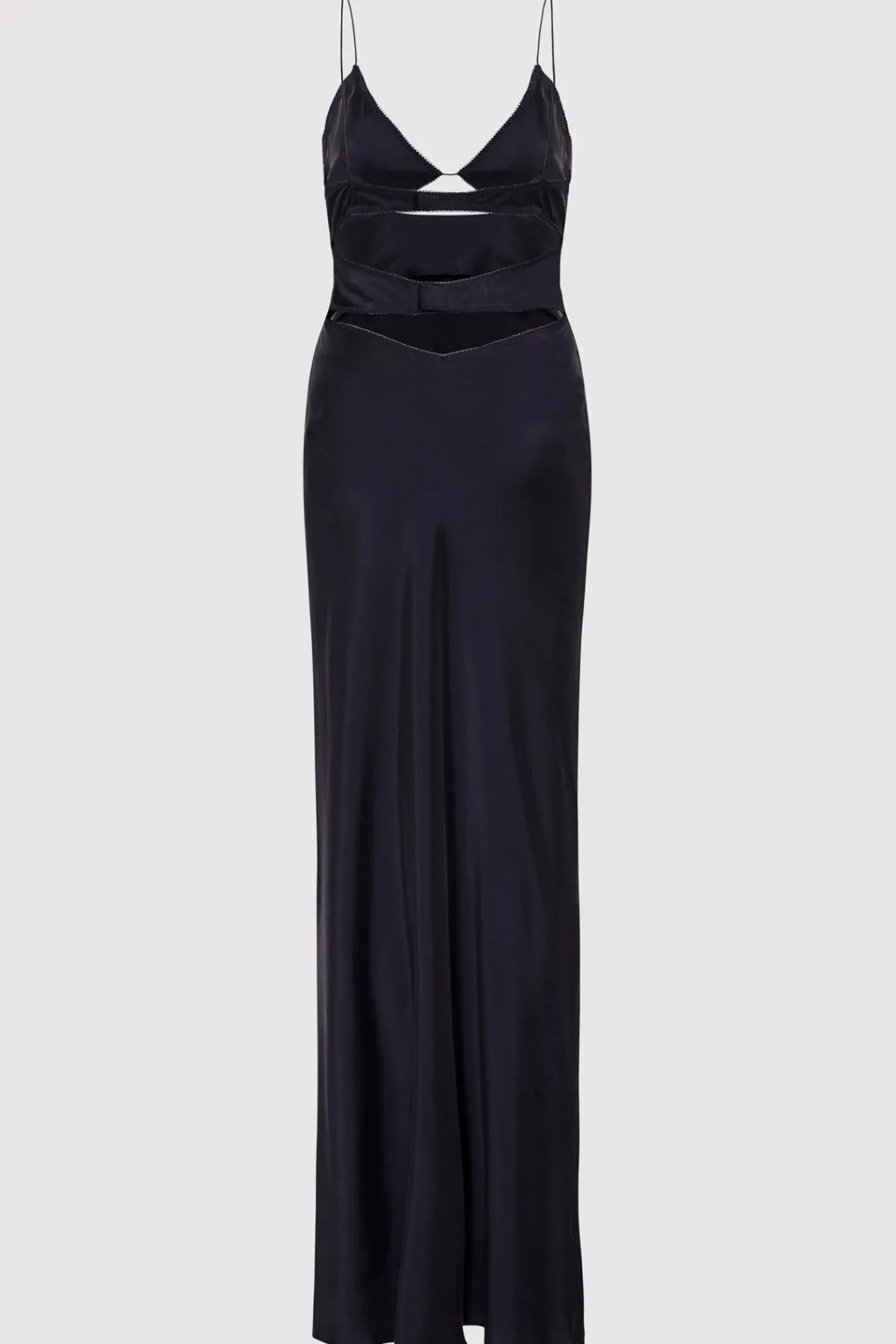 Dresses*St. Agni Soft Silk Bra Bias Slip - Inkwell