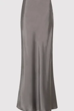 Skirts*St. Agni Soft Silk Maxi Skirt - Pewter Grey
