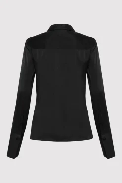 Shirts*St. Agni Soft Silk Shirt - Black