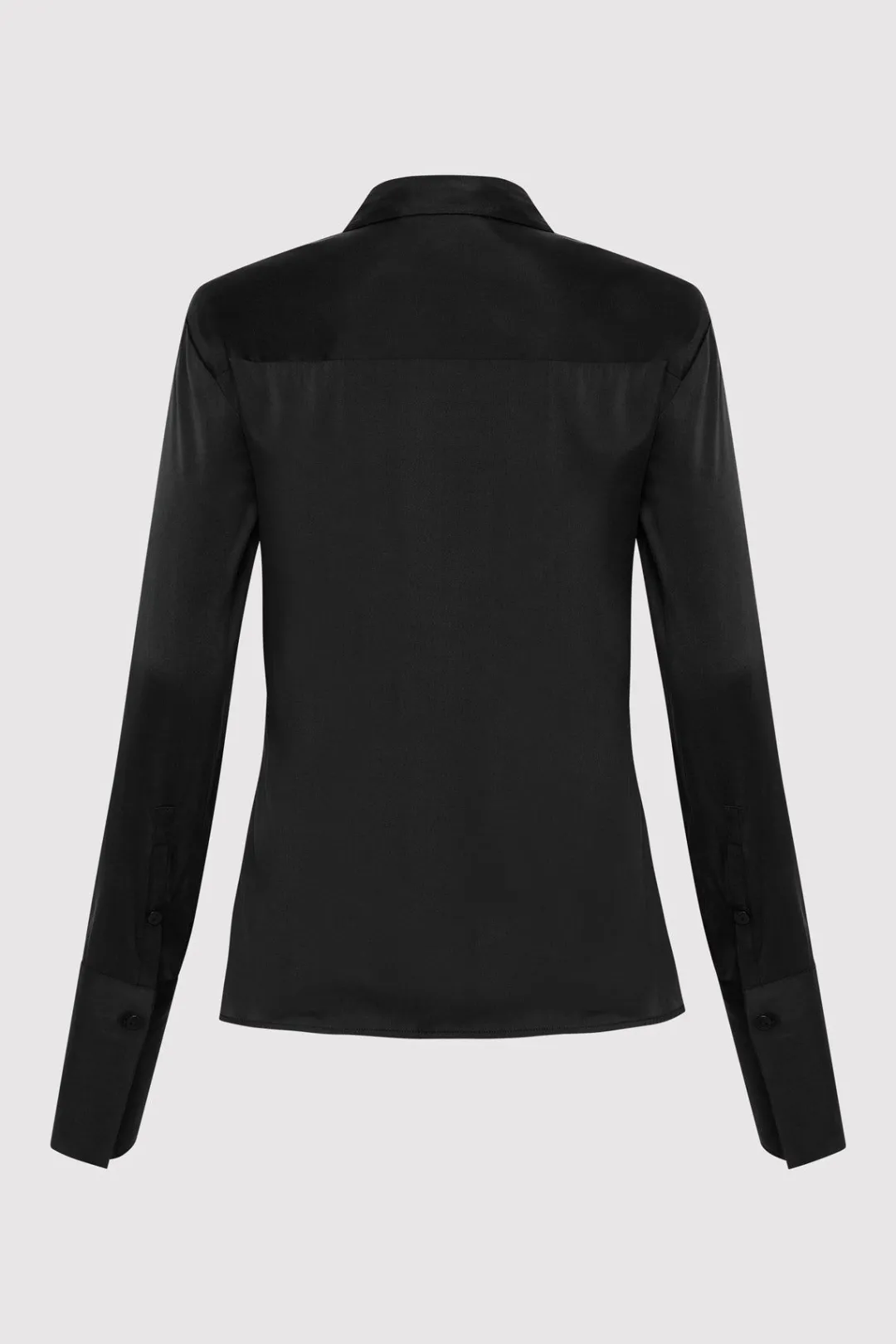 Shirts*St. Agni Soft Silk Shirt - Black