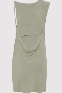 Dresses*St. Agni Sophia Drape Mini Dress - Shadow