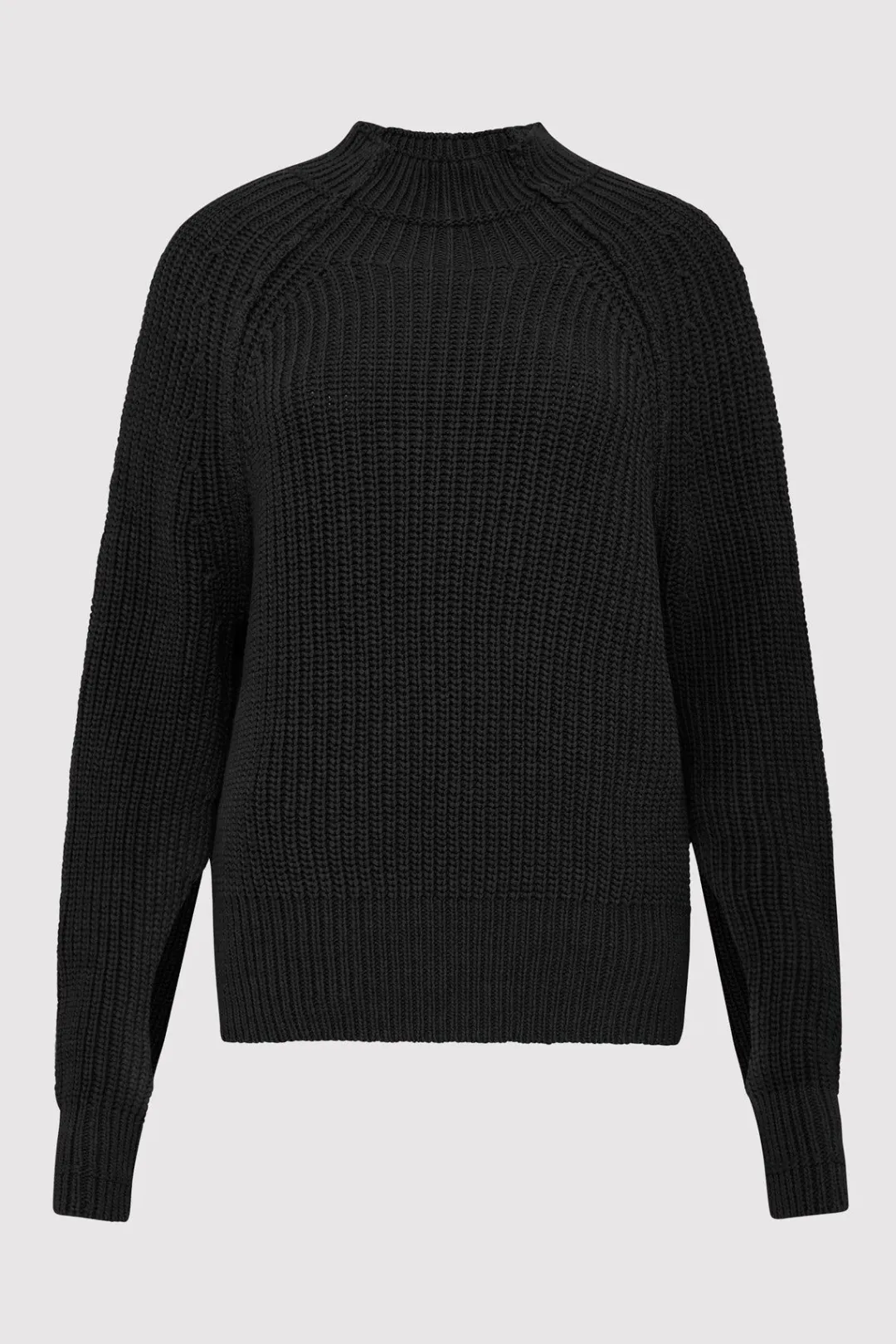 Knitwear*St. Agni Split Sleeve Jumper - Black