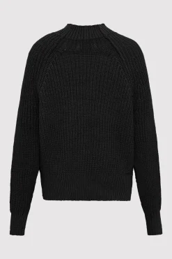 Jumpers*St. Agni Split Sleeve Jumper - Black