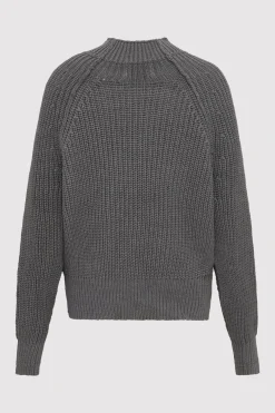 Jumpers*St. Agni Split Sleeve Jumper - Smoke