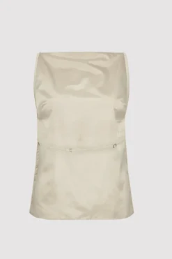Singlets*St. Agni Square Neck Top - Birch