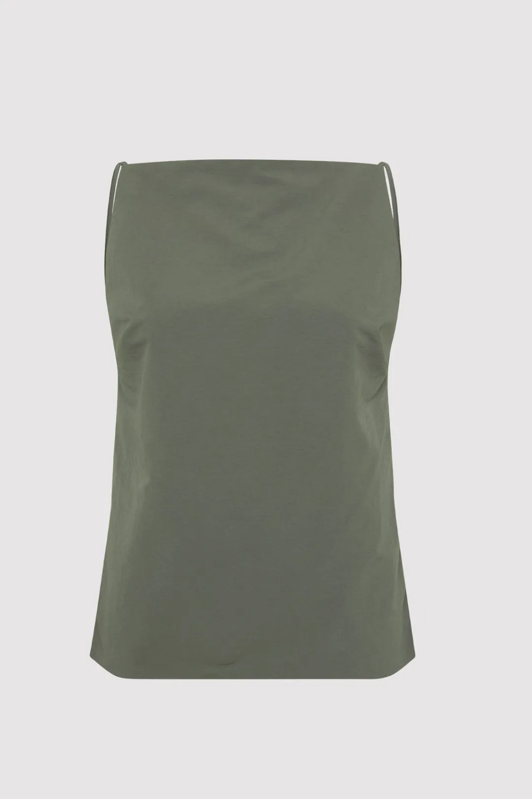 Singlets*St. Agni Square Neck Top - Thyme