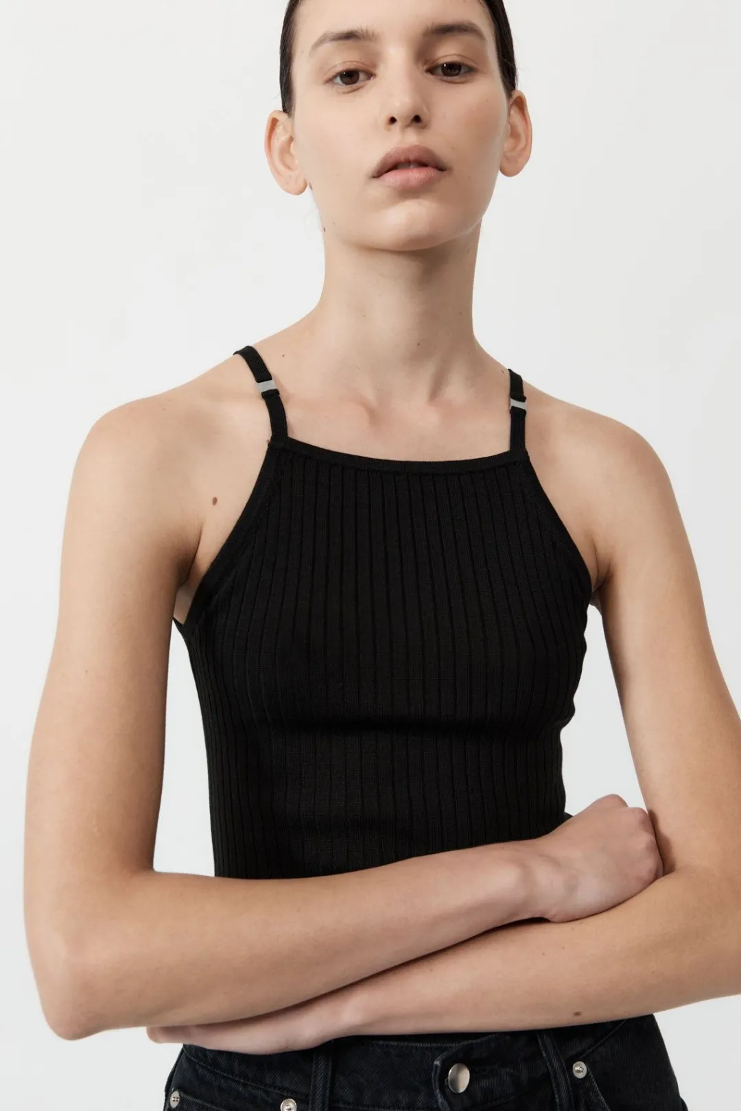 Singlets*St. Agni Square Tank - Black