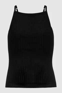 Knitwear*St. Agni Square Tank - Black