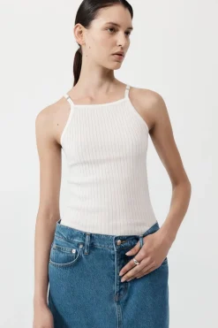 Singlets*St. Agni Square Tank - White