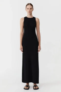 Dresses*St. Agni Stitch Detail Dress - Black