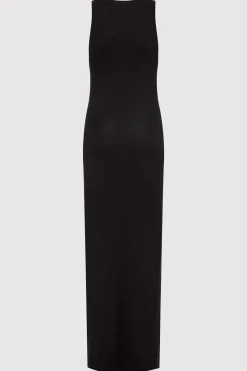 Basics*St. Agni Stitch Detail Dress - Black