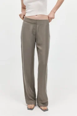 Pants*St. Agni Straight Leg Trousers - Castor Grey