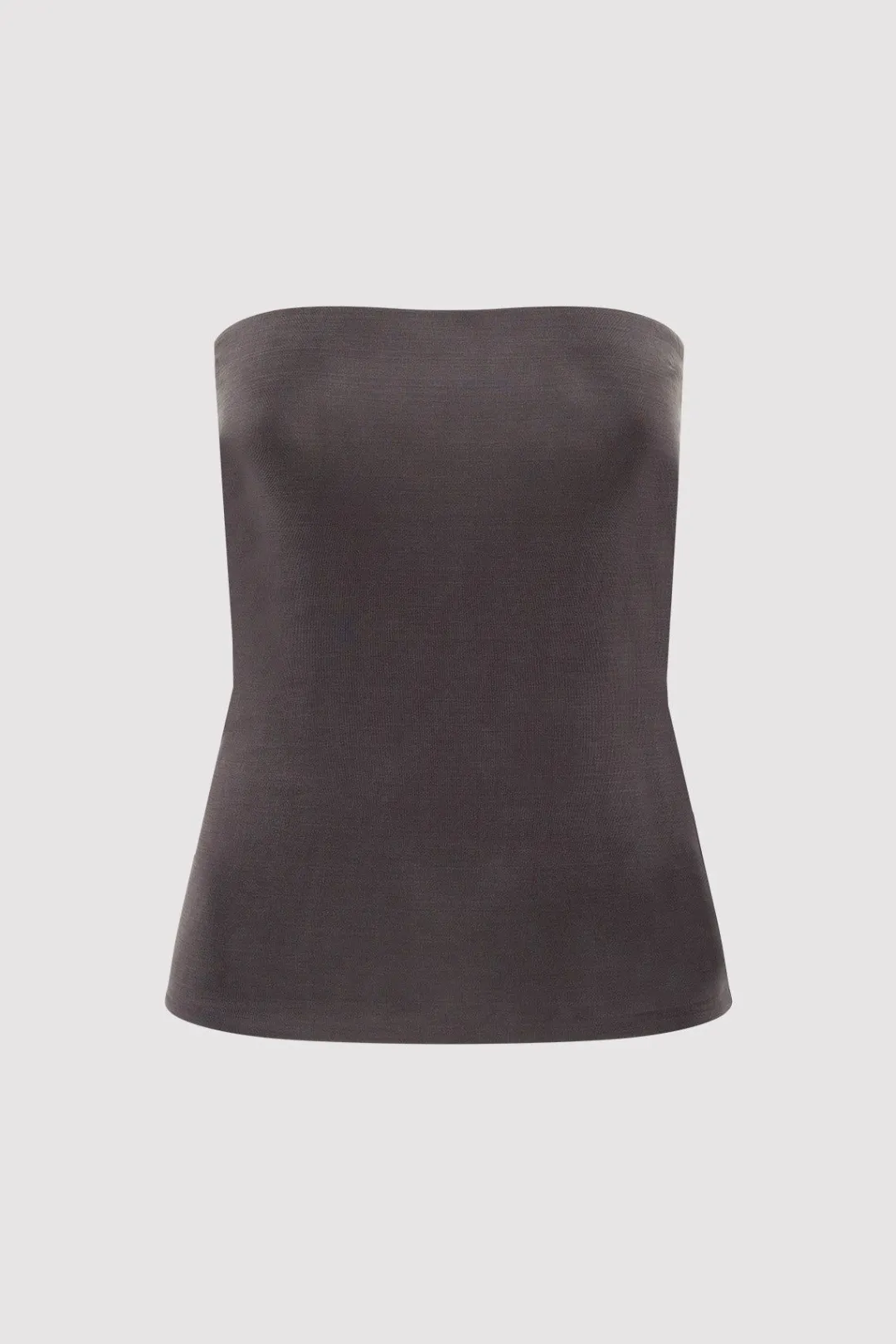 Tops*St. Agni Strapless Jersey Top - Graphite