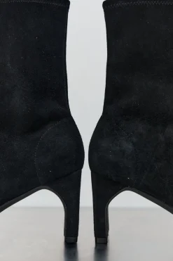 Heels*St. Agni Suede Ankle Boot - Black