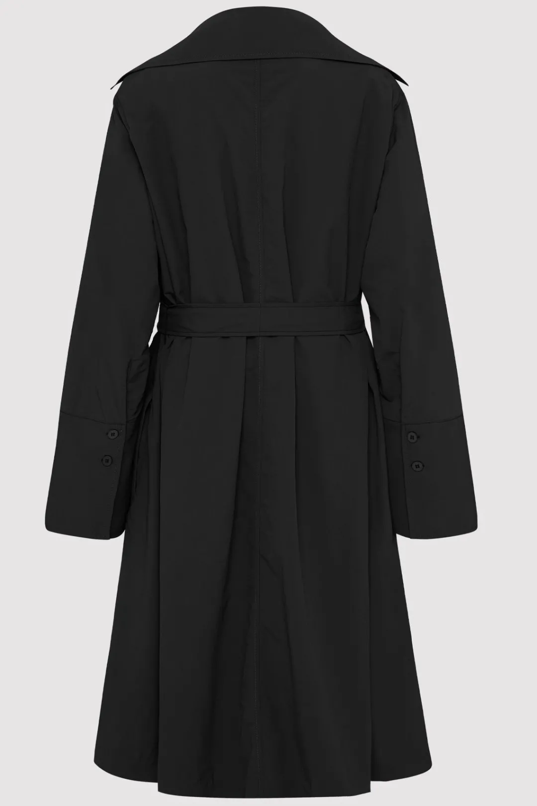 Jackets*St. Agni Summer Trench Coat - Black