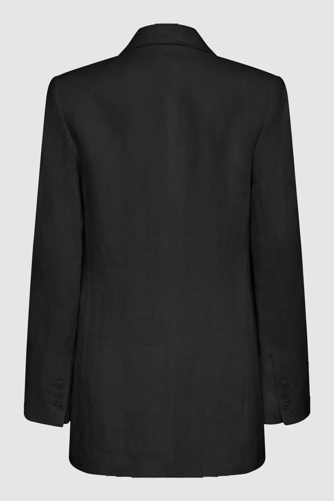 Tailoring*St. Agni Tailored Linen Blazer - Black