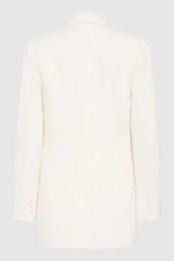 Jackets*St. Agni Tailored Linen Blazer - Ivory