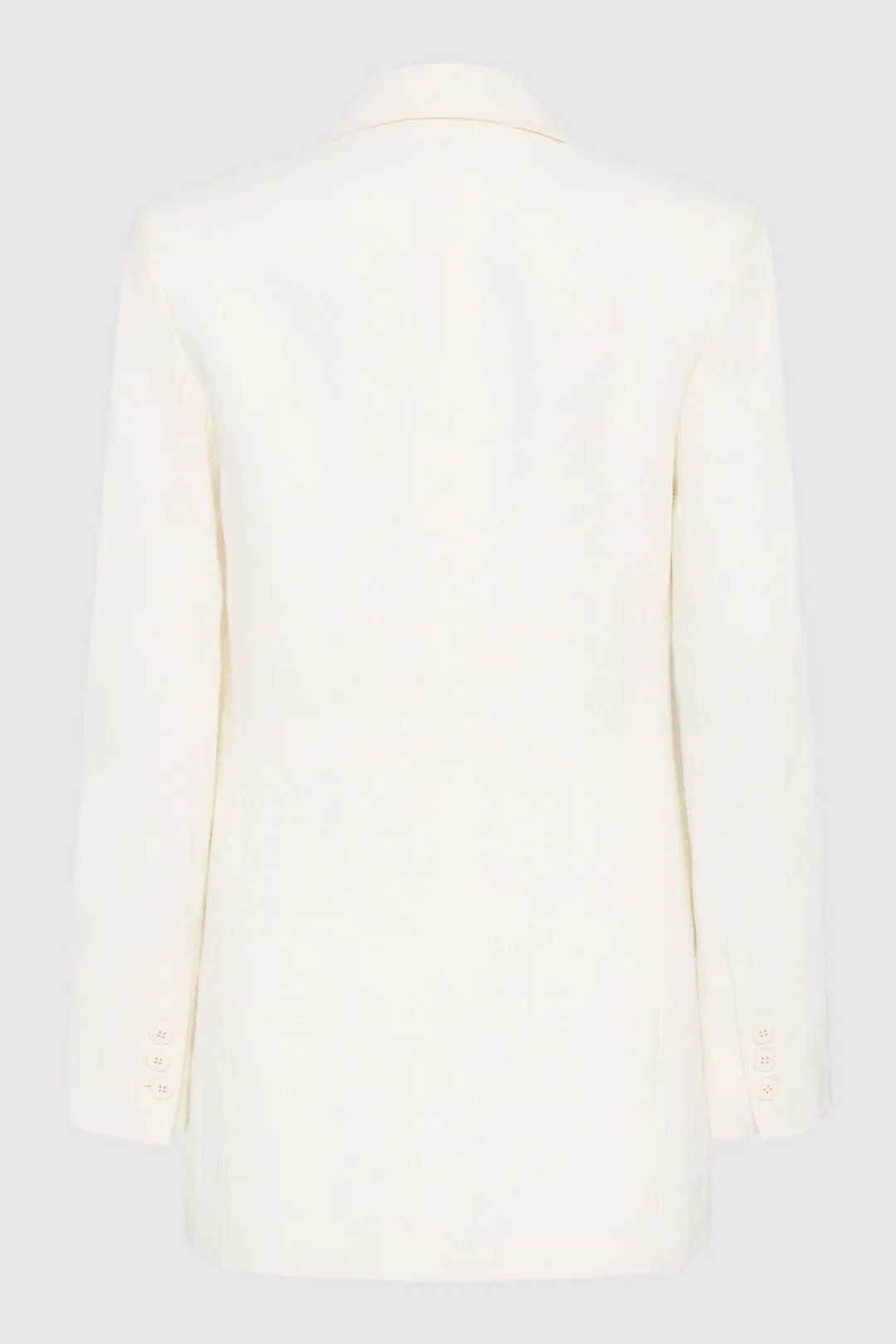 Jackets*St. Agni Tailored Linen Blazer - Ivory