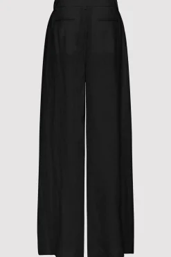 Pants*St. Agni Tailored Linen Pants - Black