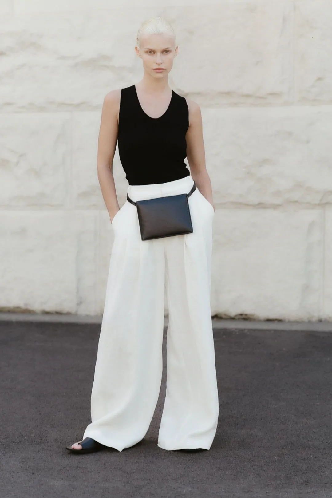 Tailoring*St. Agni Tailored Linen Pants - Ivory