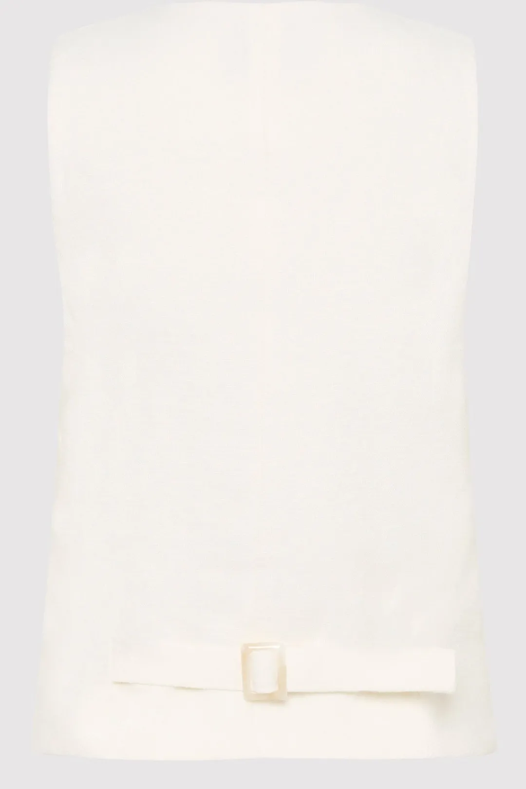 Tailoring*St. Agni Tailored Linen Vest - Ivory