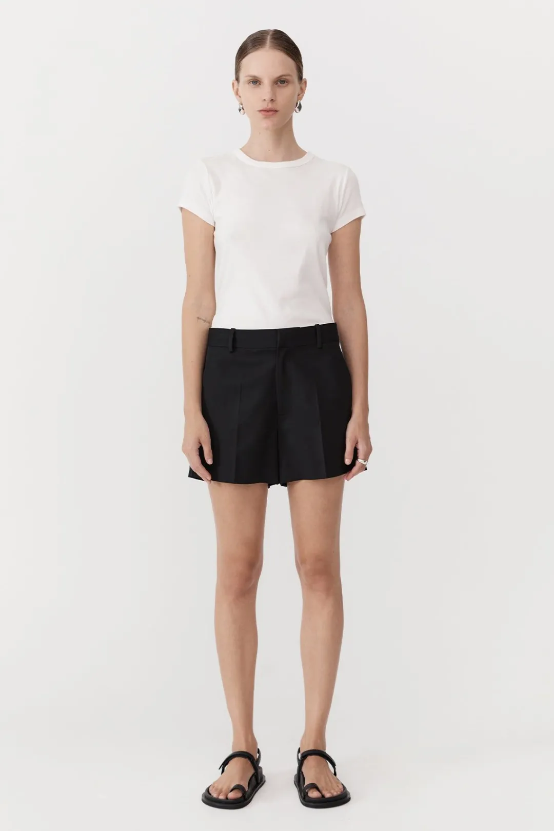 Tailoring*St. Agni Tailored Shorts - Black