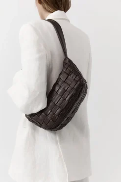 Bags*St. Agni Textured Crescent Bag - Chocolate