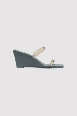 Wedges*St. Agni Transparent Wedge - Slate