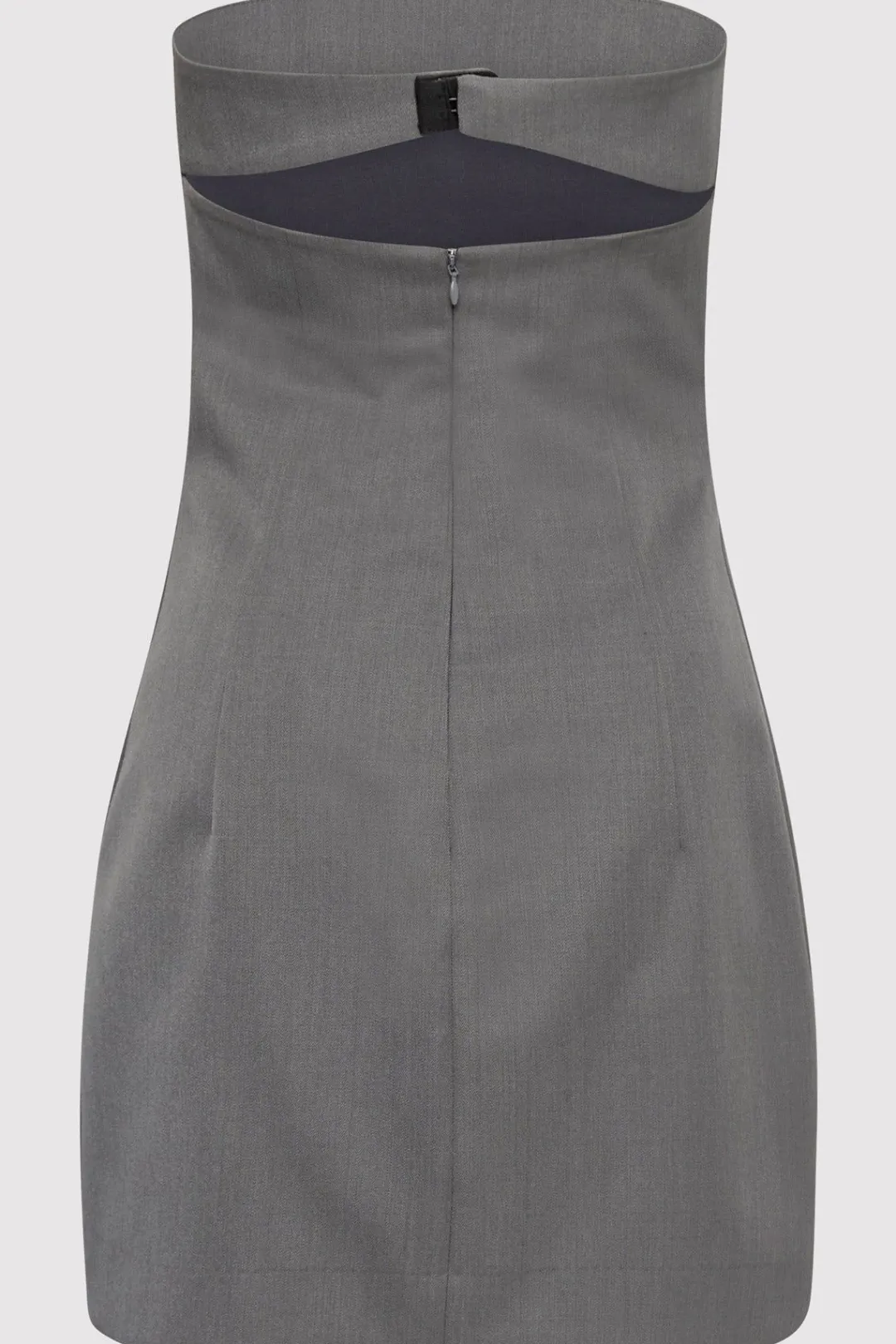 Dresses*St. Agni Tuck Mini Dress - Pewter Grey