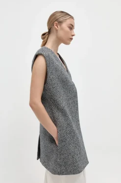Tops*St. Agni Twill Vest - Ink Twill