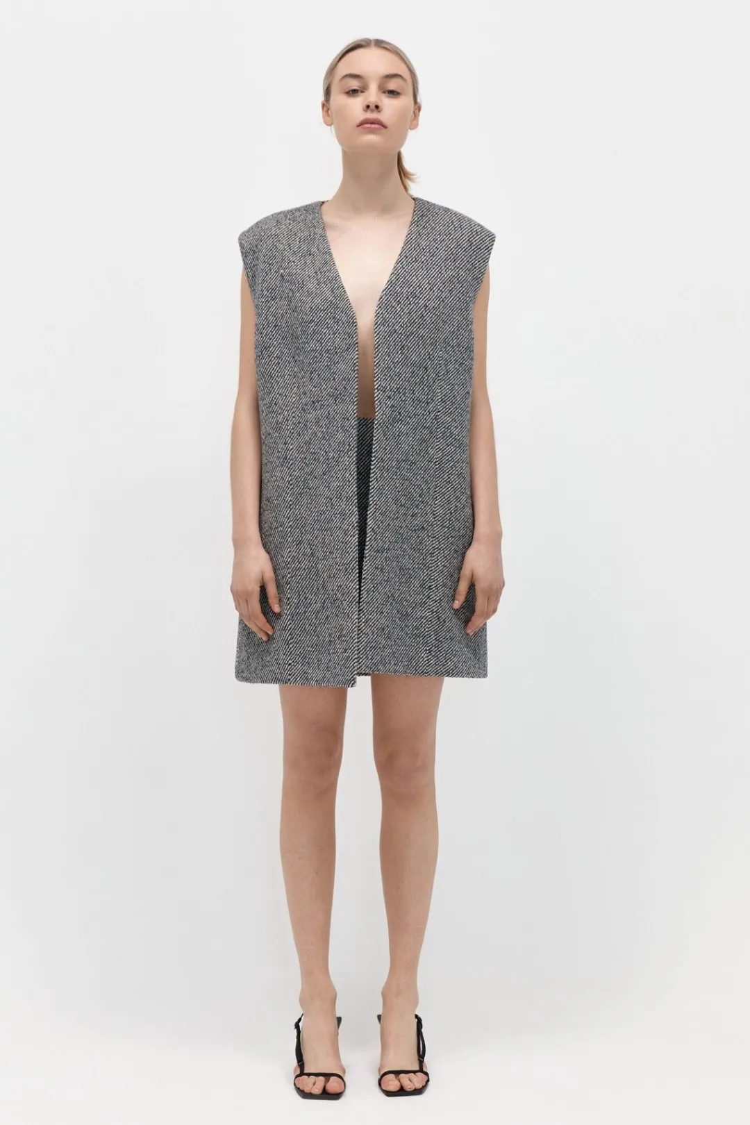 Tops*St. Agni Twill Vest - Ink Twill