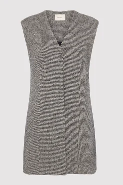 Tops*St. Agni Twill Vest - Ink Twill