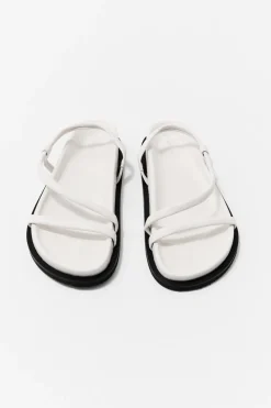 Sandals*St. Agni Twist Sandal - White