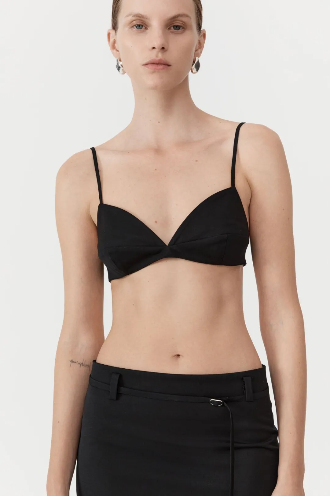Tops*St. Agni Utilitarian Bralette - Black