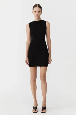 Knitwear*St. Agni Vas Knit Mini Dress - Black