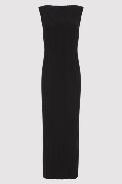 Dresses*St. Agni Vas Pleat Knit Dress - Black