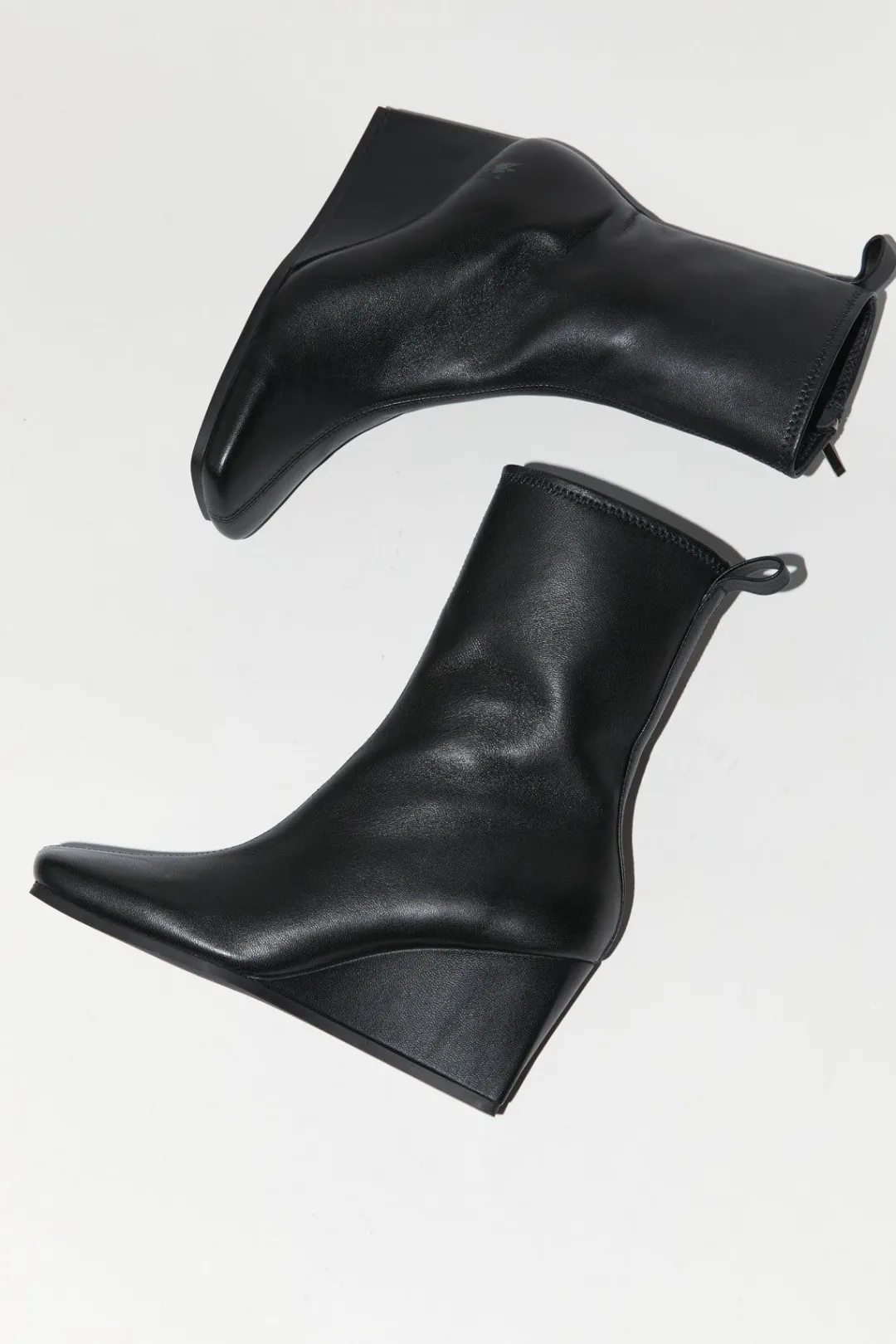 Wedges*St. Agni Wedge Boot - Black