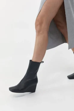 Wedges*St. Agni Wedge Boot - Black