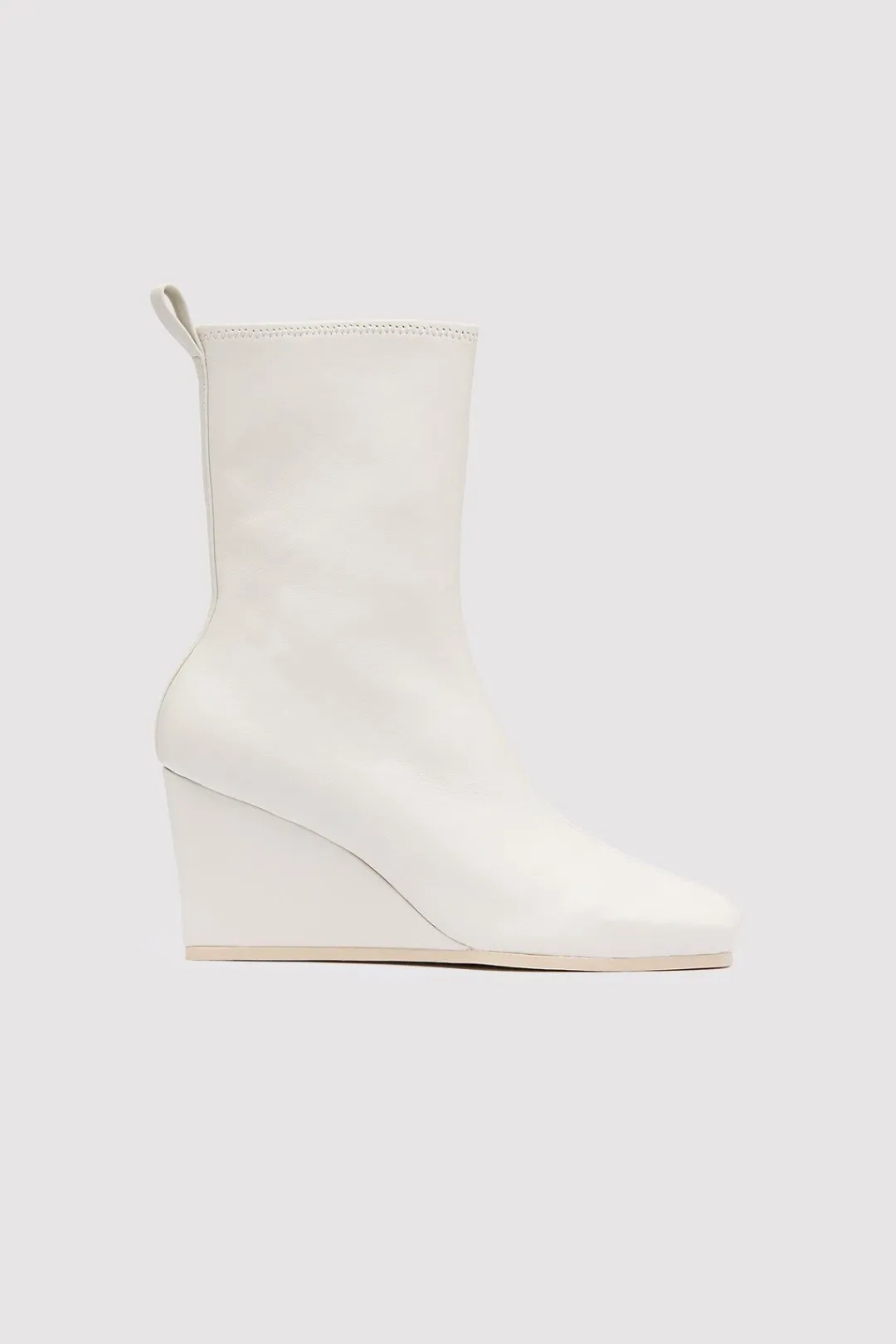 Wedges*St. Agni Wedge Boot - Cool White
