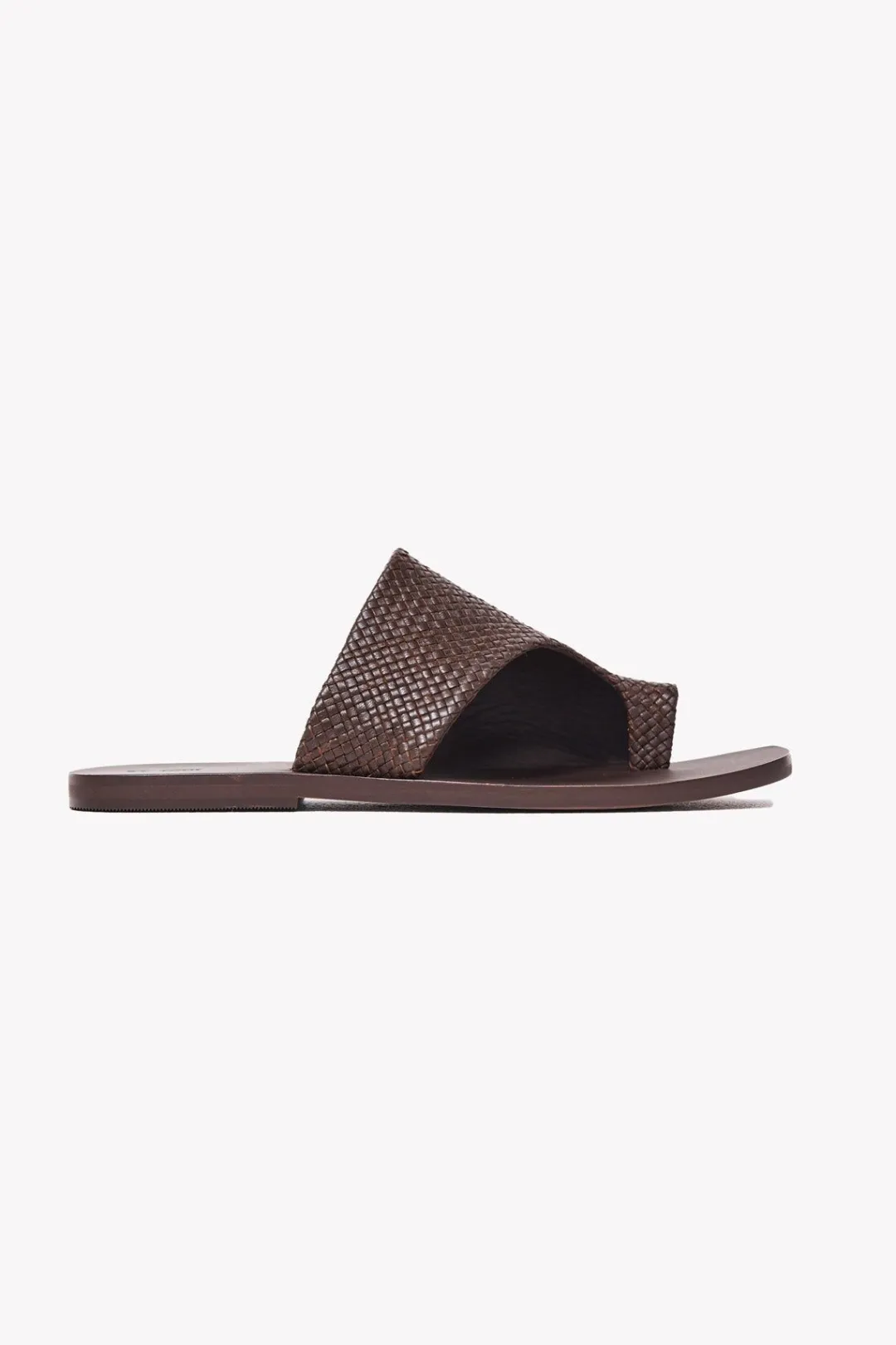 Slides*St. Agni Woven Abstract Slide - Chocolate