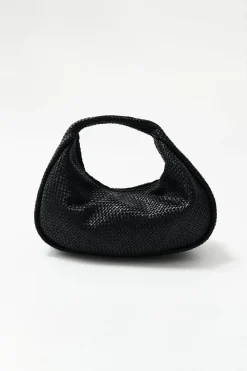 Bags*St. Agni Woven Bon Bon Bag - Black
