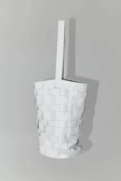 Bags*St. Agni Woven Bucket Bag - White