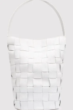 Bags*St. Agni Woven Bucket Bag - White