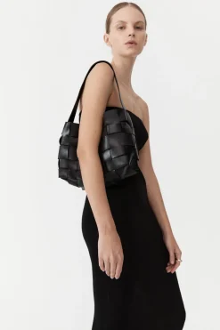 Bags*St. Agni Woven Mini Tote - Black