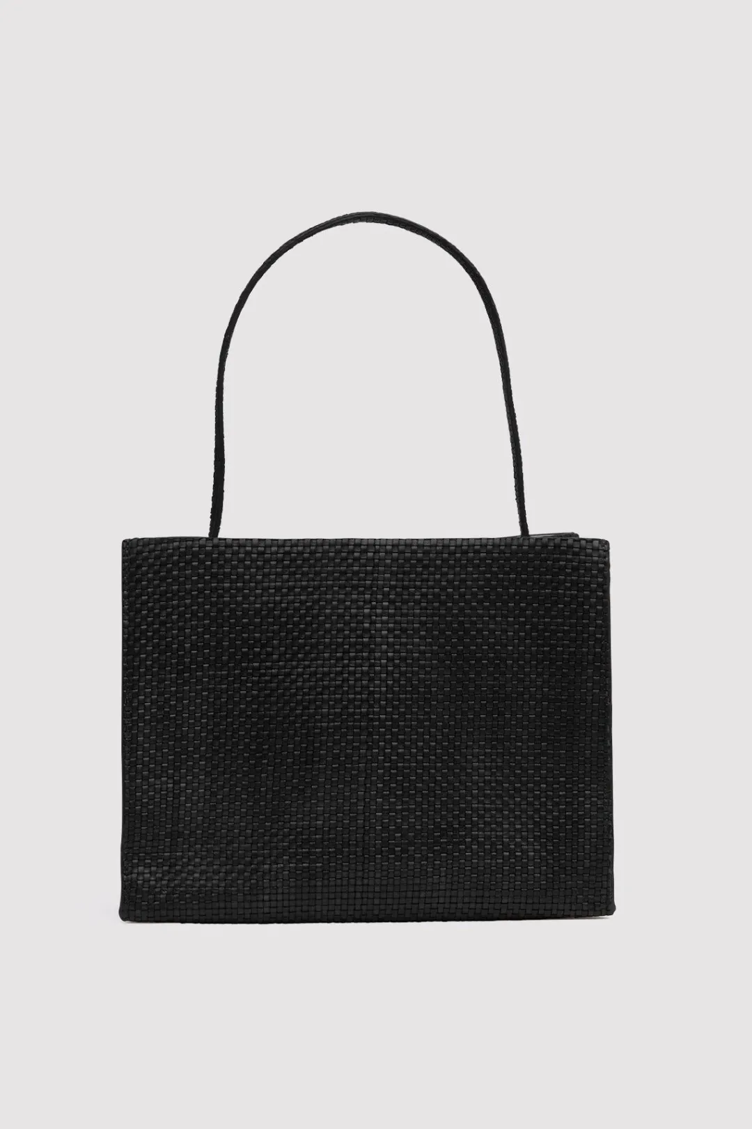 Bags*St. Agni Woven Minimal Mini Tote - Black