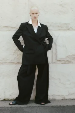 Jackets*St. Agni Wrap Blazer - Black