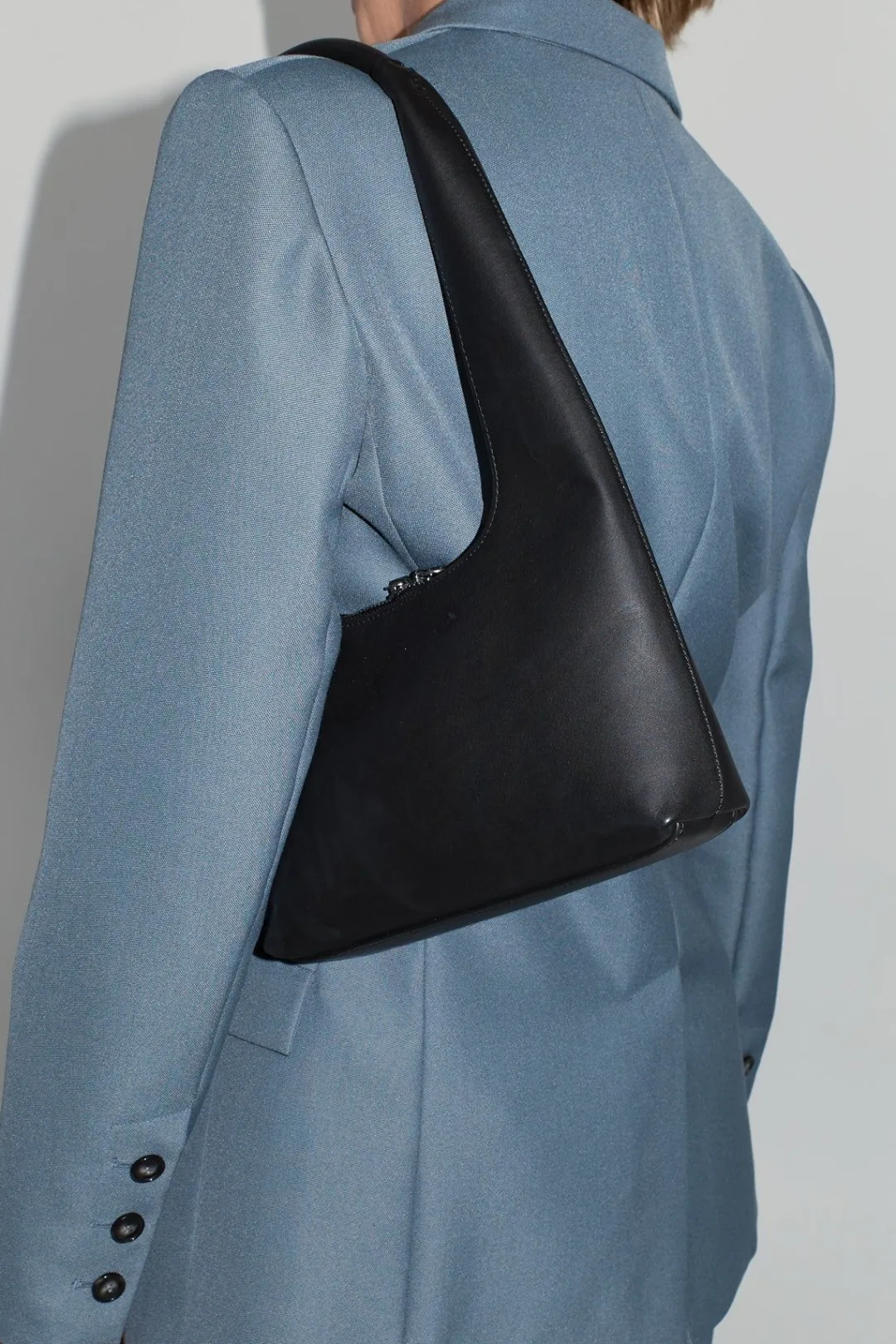 Bags*St. Agni Zip Detail Mini Bag - Black