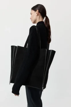 Bags*St. Agni Zip Tote Bag - Black